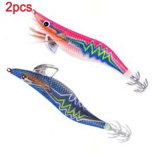 HENGJIA 1pc Glow-In-The-Dark Squid Jig, 13.4cm, 21.2g, Suitable For Squid, Octopus, Cuttlefish And Other Sea Fishing
