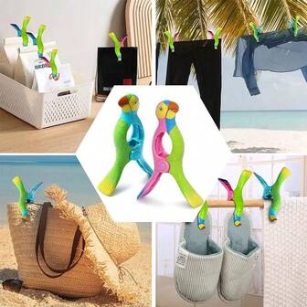 1 pezzo/2 pezzi Fermatovagliolini antiscivolo resistenti, adatti per sedie da spiaggia, piscina, bagno - Trattengono saldamente gli asciugamani, fermatovagliolini blu e rosa - Ideali per uso domestico, viaggi, spa o feste - Accessorio durevole per bagno e piscina