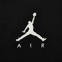 Jordan 青少年男童针织外套，针织连帽外套 JD2612050GS-003 - 黑色 - 查看 4