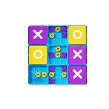 新款9格XO井字棋棋盘游戏，逻辑训练桌面游戏，节日、圣诞节、生日礼物 - 彩色 - 查看 6