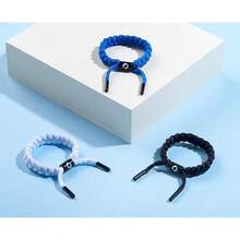 'Adjustable Paracord Bracelet Made of Durable Waterproof Rope Stylish Accessory For Men 7 colors Fits Any 6-8.5'' Wrist Size' - 1negro - Ver 4