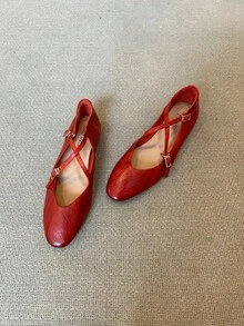 Costume Shoes - Red - View 8