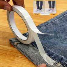 10m/Roll Pants Hem Shortening Tape, No-Sew Hem Tape For Pants, Sleeves, Curtains, Double-Sided Self-Adhesive Hem Tape