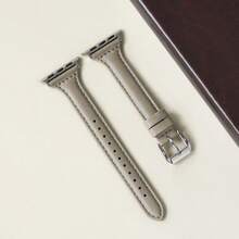 Leather Slim Strap Compatible With Apple Watch Band 49mm 44mm 40mm 41mm 45mm 38mm 42mm 49mm 44 45 Series 11 10 9 8 7 SE 6 5 4 3 2 1 Ultra 3 2 Women Bracelet - Multicolor - View 23