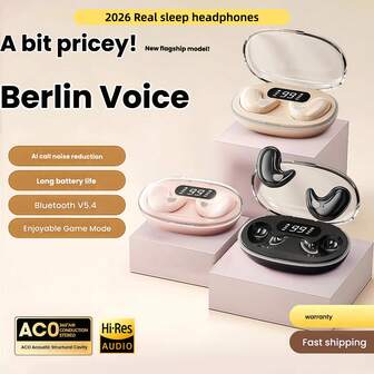 Auricolari Bluetooth true senza fili X55 TWS, indossabili in modo confortevole senza dolore alle orecchie. Audio stereo, compatibili con iOS e Android, batteria da 150mAh, fino a 8 ore di autonomia.