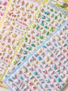 3D立体泡沫贴纸，迷你卡通贴纸