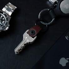 KeySmart Mini llavero organizador para llavero, llavero compacto para llavero, llavero inteligente, llavero de fijación - Mini - piel 2 Pack - Ver 7