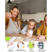 XGE3 Piezas Etulas Reteria Alisador De Paste Ras Para Reteria Adecuado Para La Panadería Familiar y Para Uso esional Se Puede Didir Pan Pizza o Pastelería - Plataverdeblanco - Ver 4