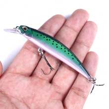 HENGJIA 1件装曲柄饵米诺型路亚 9厘米/13克 沉水型 鲈鱼人工塑料硬饵 泳饵 鲤鱼钓具 - 彩色 - 查看 4