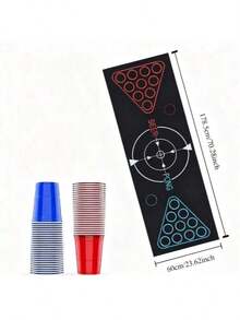 1pc Tabletop Game Mat, Multi-Player Party Entertainment Prop, Creates Atmosphere. Suitable For Family And Friends Interactive Games. - Multicolor - View 8