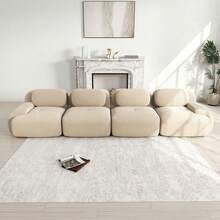 Sofas & Couches - Beige + Corduroy + 4 Seat - View 12