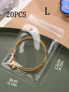 60pcs Transparent PVC Zipper Bags, Small Size, Dust-Proof, Moisture-Proof, Self-Sealing Plastic Bags Suitable For Rings, Earrings, Bracelets, Cosmetics, Travel, School Supplies, Cosmetic Bags, Holiday Essentials, Cosmetic Storage, Cosmetic Organization, 2024 Winter Holiday Cosmetic Storage - Clear - View 9