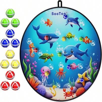 29 Inch Large Dart Board, Dart Board With Sticky Balls, Toys, Indoor/Sport Outdoor Fun Party Game Toys, Birthday Gifts 3 4 5 6 8 9 10 11 12 Year Old