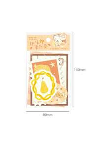 1 Packung Scrapbooking Zubehör, dekorative Notizblöcke, witzige Obst-Serie, geeignet als Geschenk, für Büro, Zuhause, Markierungen, Etiketten, Klassenzimmer, Unterhaltungsspielzeug, Studentenplaner, kreative vintage Dekorations-Aufkleber für DIY - Verschiedenfarbig - Übersicht 10