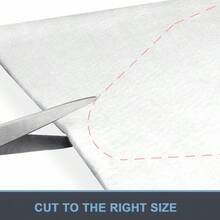 Almohadilla para tabla de planchar cortar a los tamaños deseados se adapta a tablas de planchar de hasta 21 x 57 pulgadas almohadilla gruesa de fieltro de alta calidad almohadilla de - Blanco - Ver 5