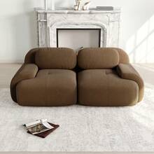Sofas & Couches - Brown + Corduroy + 2 Seat - View 12