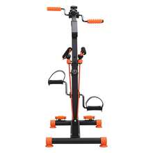 4-In-1 Elderly Exercise Bike With Roller Handle, Pull Rope, Swing Pedal & Foot Massage - Adjustable Fitness Equipment For Seniors Workout - Black - View 5