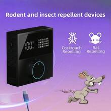 2026 Upgraded LED Display Ultrasonic Indoor Pest Repeller, Multi-Mode Frequency Conversion, With LED Flashing Light, Can Repel Squirrels And Prevent Squirrels From Adapting To The Environment. Suitable For Houses, Attics, Garages And Other Spaces. - Multicolor - View 5
