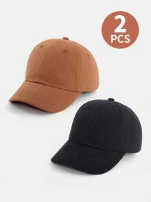 1pc/2pcs/3pcs Baby Boy Baseball Cap, Suitable For 6-24 Months Infants - Solid Color Toddler Sun Hat, Lightweight & Comfortable, Suitable For Baby Boys Playing, Available In Multiple Neutral Colors - Baseball Cap - View 25