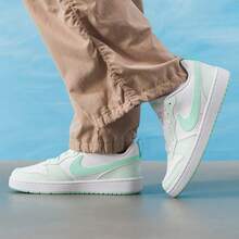 Nike 2026 New Style COURT BOROUGH Sneakers For Boys, Girls, And Big Kids - Low-Top Sneakers (Women's Shoes FZ3539-100) - White - View 1