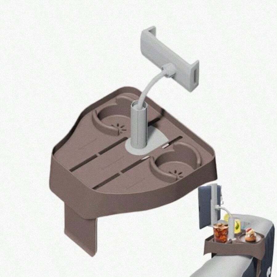 Genérico Bandeja Mesa para Bañera Hidromasaje Mesas para Exterior con 2 Portavasos Organizador Antideslizante para Piscina Baño Hogar SPA - Atributetónico - Ver 1