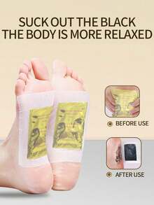 100 Stück natürliche Beifuß Fußpads, Tiefe Reinigung Fußpflege