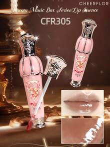 CHEERFLOR 梦幻音乐盒系列唇彩，闪亮妆效，滋润显色，蕴含霍霍巴籽油和牛油果油滋养双唇，持久显色，轻盈液体唇膏，适合日常妆容。 - CFR305 - 查看 2
