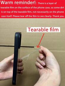 适用于 12/13/14/15/16/17 Pro Max/14/15/16 Plus/17 Air/17 Pro/11 的可爱简约黑色波点手机壳,时尚撞色设计,防震黑色边框,是送给朋友或女性的理想礼物 - 粉紅波點 - 查看 4