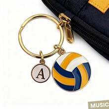 Personalized Volleyball Keychain - The Perfect Christmas And Thanksgiving Gift For Volleyball Players - Volleyball Alphabet Suit - View 5