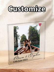 1 Khung ảnh acrylic tùy chỉnh, Câu chuyện tình yêu, Ảnh gia đình, Khung ảnh tùy chỉnh, Quà tặng Ngày Valentine, Thú cưng, Ảnh cặp đôi làm kỷ niệm, Trang trí phòng ngủ & phòng khách, Quà Giáng sinh, Ảnh gia đình, Kỷ niệm ngày cưới, Quà sinh nhật, Trang trí phòng ngủ & phòng khách, Quà Giáng sinh - Nhiều màu - Xem 11