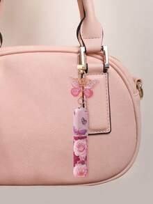 1pc Butterfly Design 5ml Perfume Refill Bottle Keychain For Women Travel Portable Cosmetic Spray Container With Bottom Filling System Girls Gift Idea - 彩色 - 查看 6