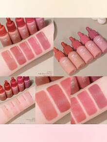 Peripera 25色丝绒唇彩，高显色度，持久不脱色，轻盈舒适，柔滑丝绒慕斯质地，打造柔雾哑光妆效，丰盈饱满，涂抹顺滑，不拔干，丝绒哑光妆效，唇釉，韩式彩妆，节日礼物，母亲节礼物，4克/0.14盎司 - 25 - 查看 6