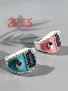 New Rhinestone Ring Electronic Counter, Compact And Portable, Suitable For Knitting, Tasbih (Prayer Beads), Games, Sports, And Other Counting Purposes - Multicolor - View 20