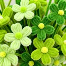 150/300pcs Green Pipe Cleaners For Craft 12 Inch Pipe Cleaners Chenille Stems Fuzzy Sticks Craft Supplies For DIY Art And Craft Projects Decorations - Multicolor - View 5