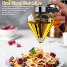 Honey Dispenser Honey Dispenser No Drip Honey Jars With Dipper Honey Pack Glass Honey Dispenser Honey Container Dispenser Honey Pot Honey Dipper - Multicolor - View 6
