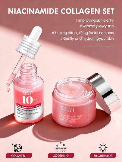 10%烟酰胺+4%氨甲环酸亮肤精华液，有效改善色素沉着，提亮肤色，均匀肤色，提升整体肤质，夜间护肤产品，打造水润光泽肌肤，韩式水光肌护理