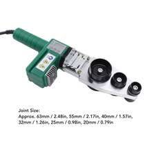 Termofusora Kit, Termofusora Digital,Termofusor, Pantalla Digital Soldador de Tubo de Agua Plástico Herramienta, Kit de Termofusora, Termofusora Herramientas Kit, Tubería PPR 260-280 ℃, tubería de polibuteno 240 ℃, tubería de PE 200-230 ℃ - Verde - Ver 2