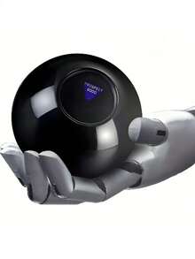 Fashionable Christmas Gift, Vintage 8-Ball Fortune Teller, Answers Drift With The Wind, Novelty Toy Interesting Gift Mysterious Black Ball, Ask A Question And Flip To Get The Answer, Birthday/Christmas/Easter/New Year Gift - Multicolor - View 3