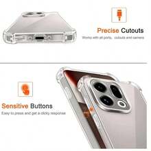 New 3-In-1 Transparent Anti-Drop Phone Case + Full Screen Tempered Glass Film + Lens Film For Find X9/X9Pro - Clear - View 4