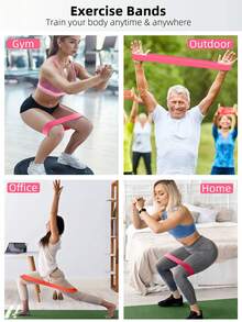 5pcs Resistance Bands Set With Storage Bag, Fitness Accessories For Daily Workout, Yoga, Stretching - Multicolor - View 9