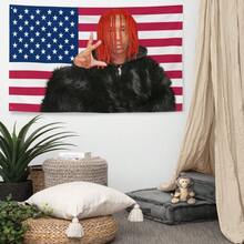 Nine Vicious American Flag Tapestry – "Underground Hip Hop" Rap Wall Art Z1LZ - 如圖所示. - 查看 9