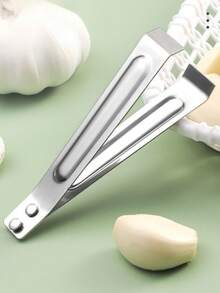 Stainless Steel Garlic Peeler, Suitable For Peeling Garlic And Removing Fish Bones, Stainless Steel Hair Clips, Kitchen Supplies, And Fish Bone Tweezers - Multicolor - View 3