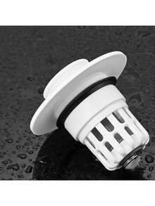 1pc Pop-Up Bathroom Sink Drain Stopper - Multifunctional Pressure Filter, Durable Plastic Material, Bathroom Sink Anti-Clogging, Essential Drainage Accessory, Sink Drain Filter, Household Hair Catcher, Restaurant Kitchen Food Debris Strainer, Bathroom Accessories & Small Tools/Bathroom Essentials, Modern Bathroom Elegant Design, Bathroom Sink Accessories - Multicolor - View 7
