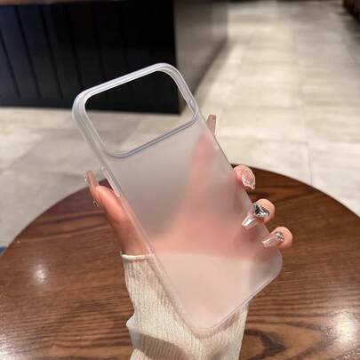 Shockproof Solid Color Material Ultra-Thin Matte Transparent Phone Case Compatible With IPhone 17 Pro Max/17 Pro/17/16 Pro Max/16/16 Pro/16 Plus/15/15 Pro Max/15 Pro/15 Plus/11/12/13/14 Pro Max/12 Pro/12 Pro Max/13 Pro/13 Pro Max/14 Pro/14 Pro Max/14 Plus Hard Shell Lightweight Spring Gift