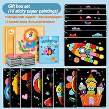 DIY Handmade Craft Kit, Includes Materials For Creative Paper Scraping, Paper Kneading, Paper Gluing And Paper Collage - Multicolor - View 10