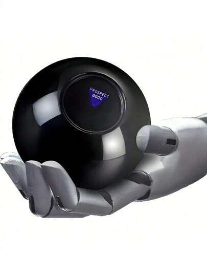 Modern julklapp, vintage spåman med 8 bollar, svaren blåser med vinden, ny leksak intressant present, mystisk svart boll, vänd för att få svaret