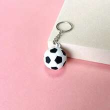 1/6 Peças Chaveiro de Futebol, Pequeno Presente Pendente da Copa do Mundo de Futebol, Adequado para Uso Diário, Presentes de Festa, Presentes para Amigos, Presentes Comemorativos da Copa do Mundo, Pendente de Mochila - Multicolorido - Visão 15