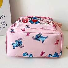 Disney Stitch Purple Backpack, Essential For Women And Fans - Fashionable Light Purple "Lilo & Stitch" Pattern Shoulder Bag - Multi-Compartment Mickey Silhouette Design Backpack - Durable And Stylish Disney Park Travel Bag - Multicolor - View 7