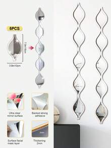 5 chiếc gương trang trí hình giọt nước, khung acrylic mạ vàng, tranh trang trí gương hình giọt nước, phong cách Bohemian Farmhouse, thích hợp cho căn hộ, phòng khách, phòng tắm, phòng ngủ, dùng làm decal dán tường, trang trí phòng, gương treo tường, trang trí nhà cửa, trang trí phòng tắm, trang trí phòng khách. - Nhiều màu - Xem 12