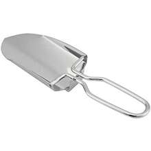 Mxtech Pala Plegable Pequeña, Pala de Emergencia, Acero Inoxidable Multipropósito para Todo Terreno, Camping, Jardinería - / - Ver 3